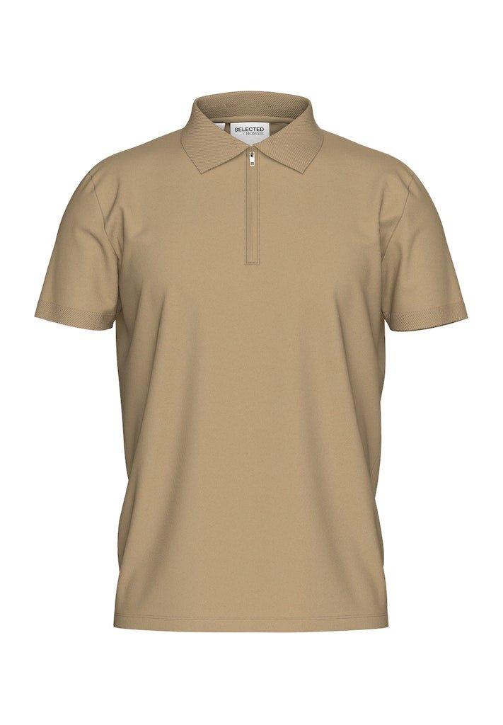 Selected Homme Fave - Polo med lynlås i regular fit - HUSET Men & Women