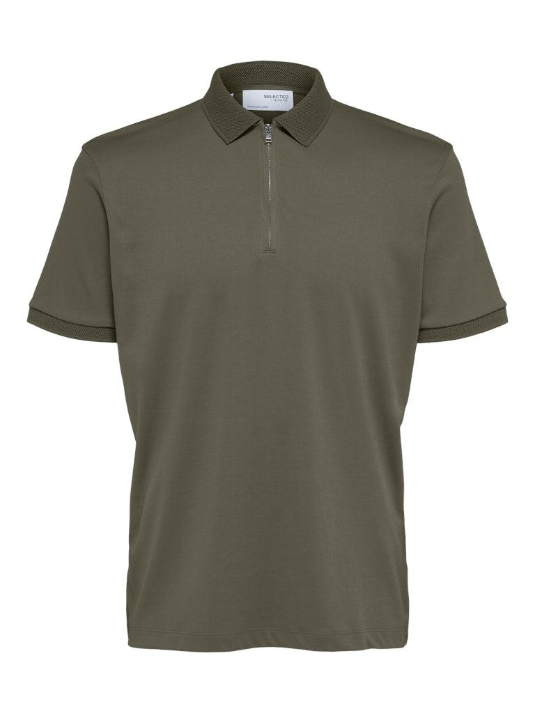 Selected Homme Fave - Polo med lynlås i regular fit - HUSET Men & Women