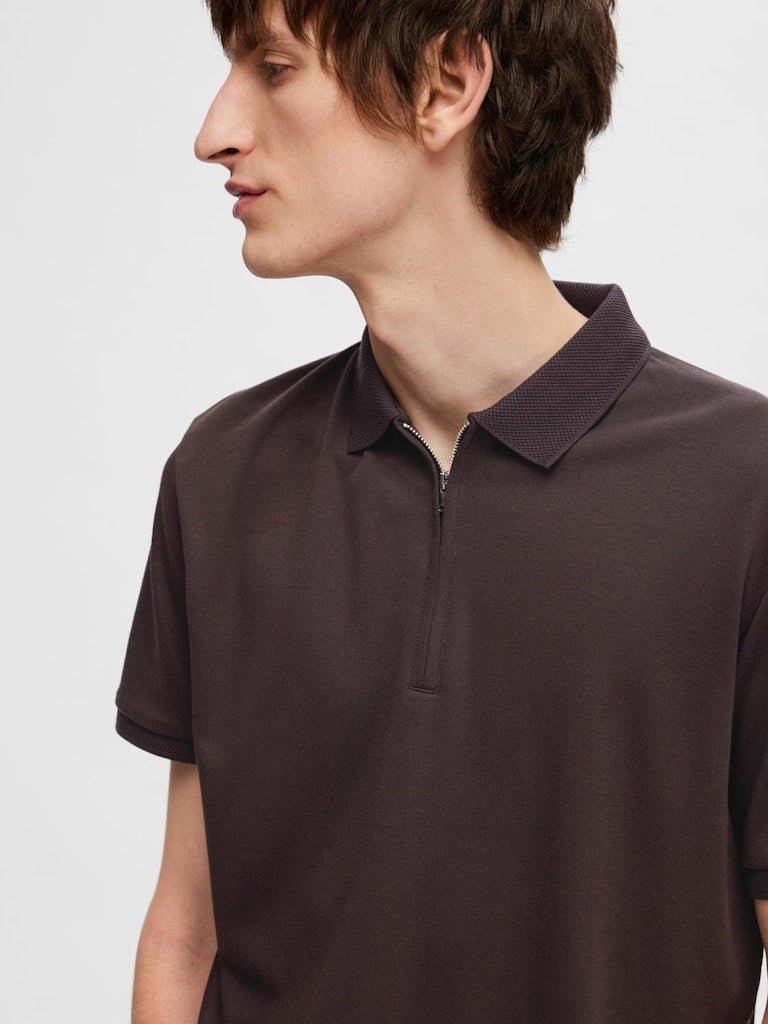 Selected Homme Fave - Polo med lynlås i regular fit - HUSET Men & Women