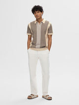 Selected Homme Mattis - Kortærmet strikket polo - HUSET Men & Women