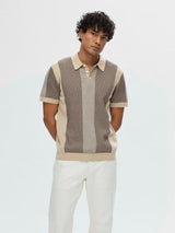 Selected Homme Mattis - Kortærmet strikket polo - HUSET Men & Women