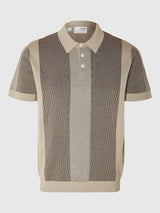 Selected Homme Mattis - Kortærmet strikket polo - HUSET Men & Women