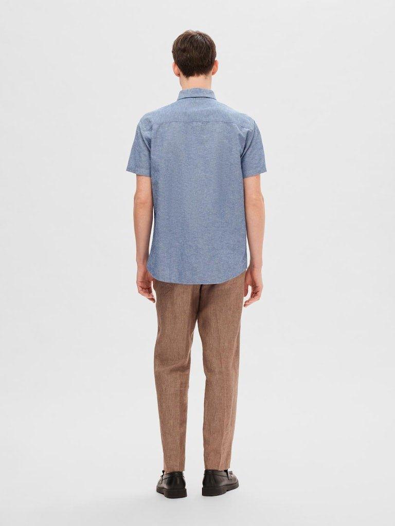 Selected Homme New linen - Hørmix skjorte regular fit - HUSET Men & Women