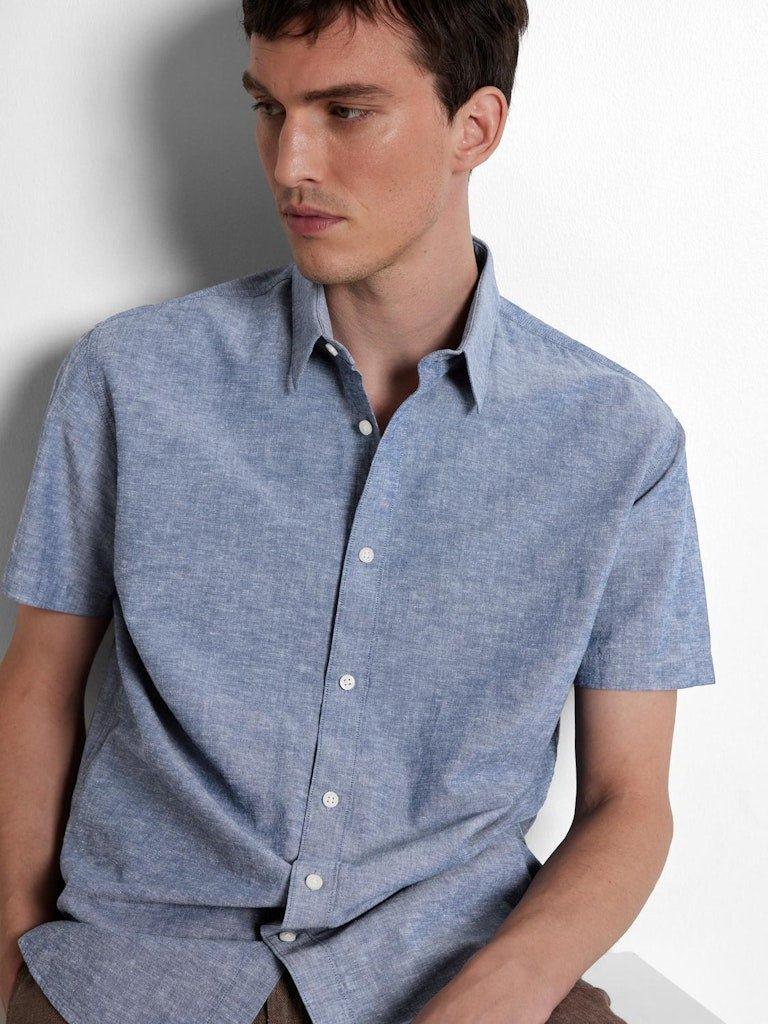 Selected Homme New linen - Hørmix skjorte regular fit - HUSET Men & Women