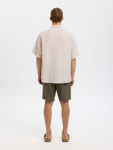 Selected Homme Relax Kylian - Kortærmet hør skjorte - HUSET Men & Women - Selected Homme