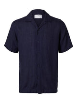 Selected Homme Relax Kylian - Kortærmet hør skjorte - HUSET Men & Women - Selected Homme