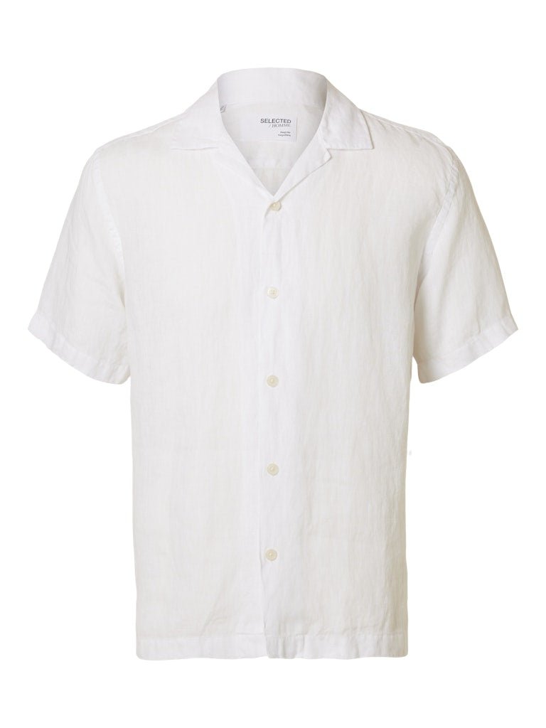 Selected Homme Relax Kylian - Kortærmet hør skjorte - HUSET Men & Women - Selected Homme