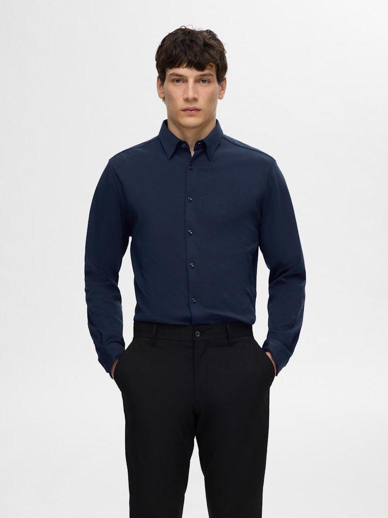 Selected Homme Slim - Jersey skjorte i slim fit - HUSET Men & Women