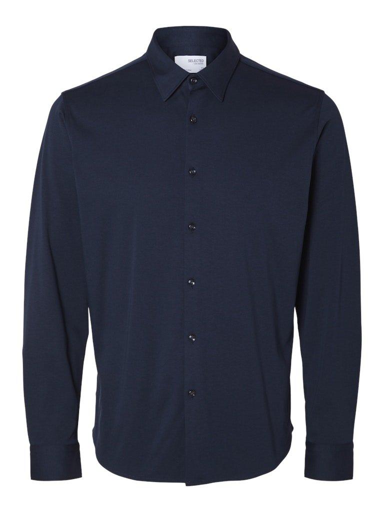 Selected Homme Slim - Jersey skjorte i slim fit - HUSET Men & Women