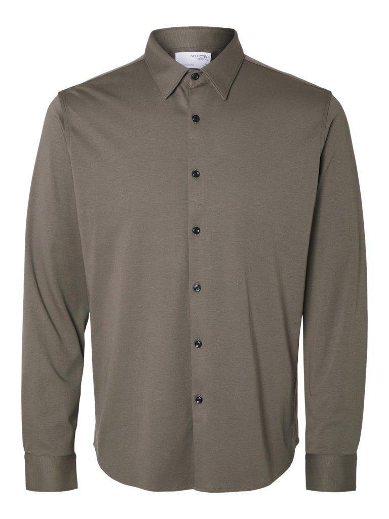 Selected Homme Slim - Jersey skjorte i slim fit - HUSET Men & Women