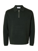Selected Homme Teller - Half zip strik med polokrave - HUSET Men & Women - Selected Homme