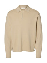 Selected Homme Teller - Half zip strik med polokrave - HUSET Men & Women - Selected Homme