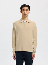 Selected Homme Teller - Half zip strik med polokrave - HUSET Men & Women - Selected Homme
