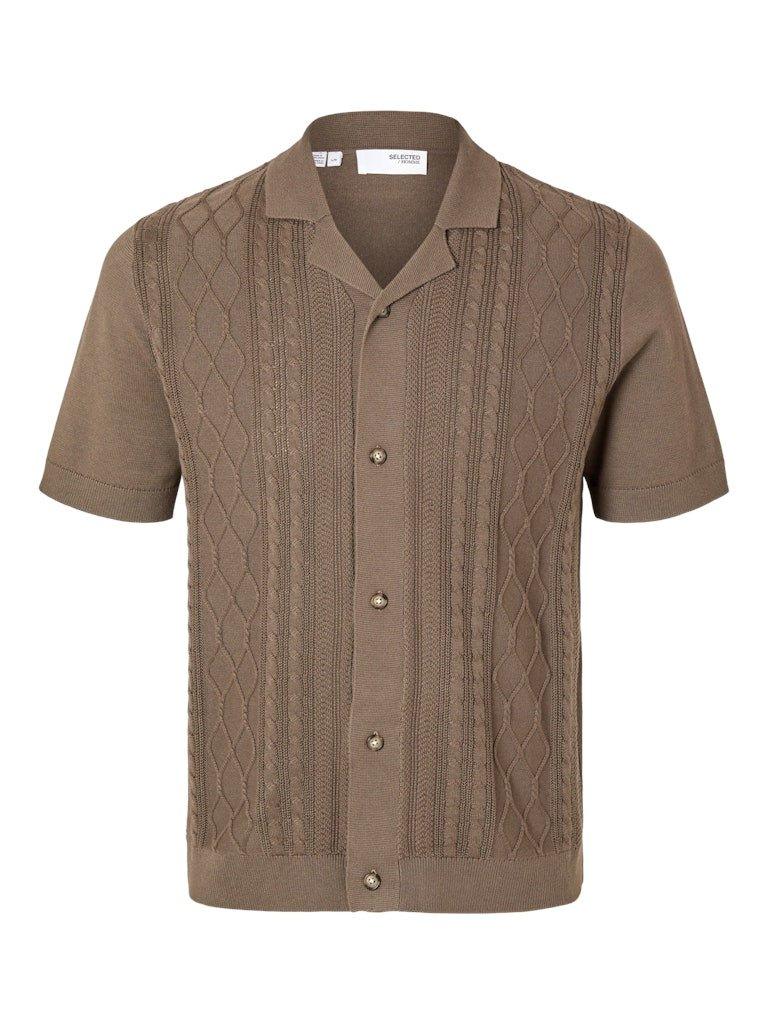 Selected Homme Tess - Kortærmet strik resort cardigan - HUSET Men & Women