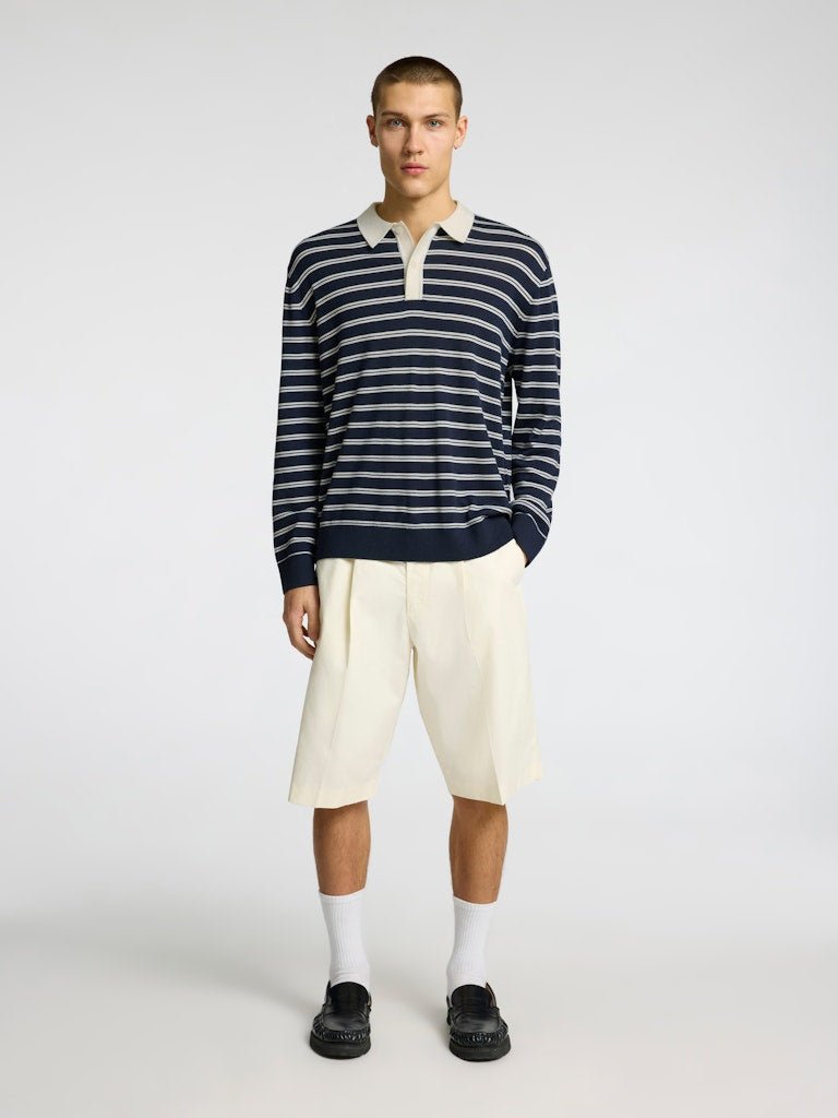 Selected Homme Tray - Langærmet polo i merinould - HUSET Men & Women - Selected Homme