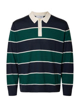 Selected Homme Tray - Langærmet polo i merinould - HUSET Men & Women