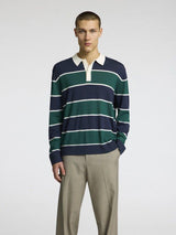 Selected Homme Tray - Langærmet polo i merinould - HUSET Men & Women