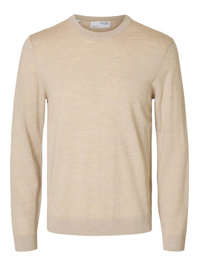 Selected Homme Tray - Striktrøje i merinould - HUSET Men & Women