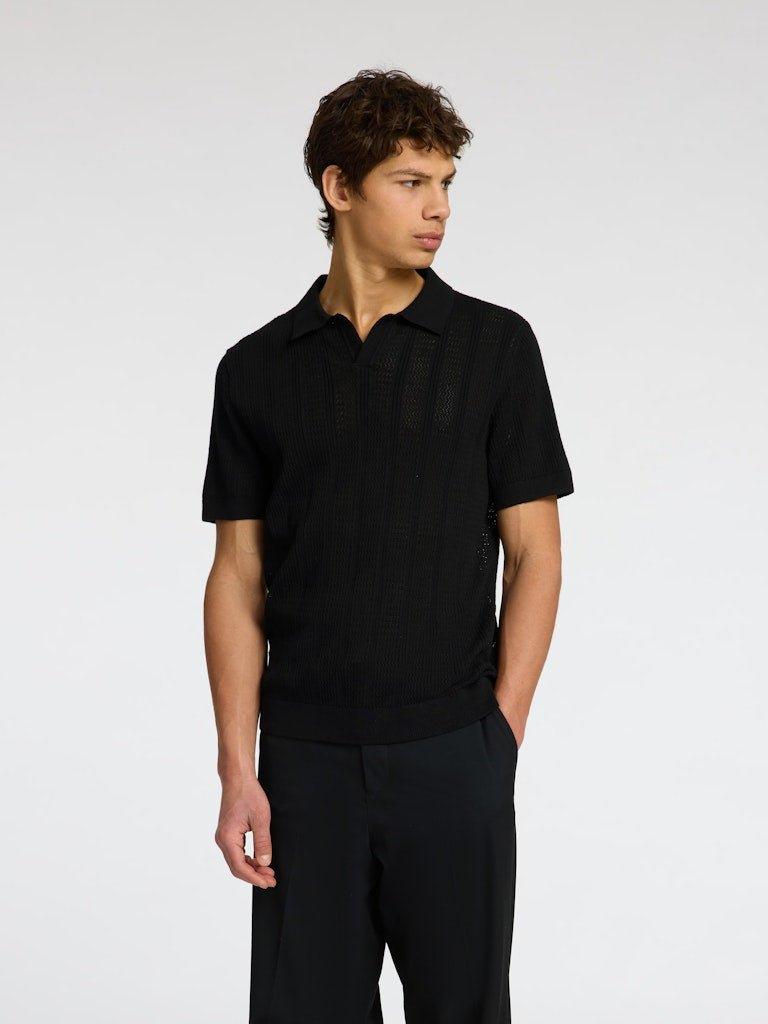 Selected Homme Wells - Kortærmet strik polo - HUSET Men & Women
