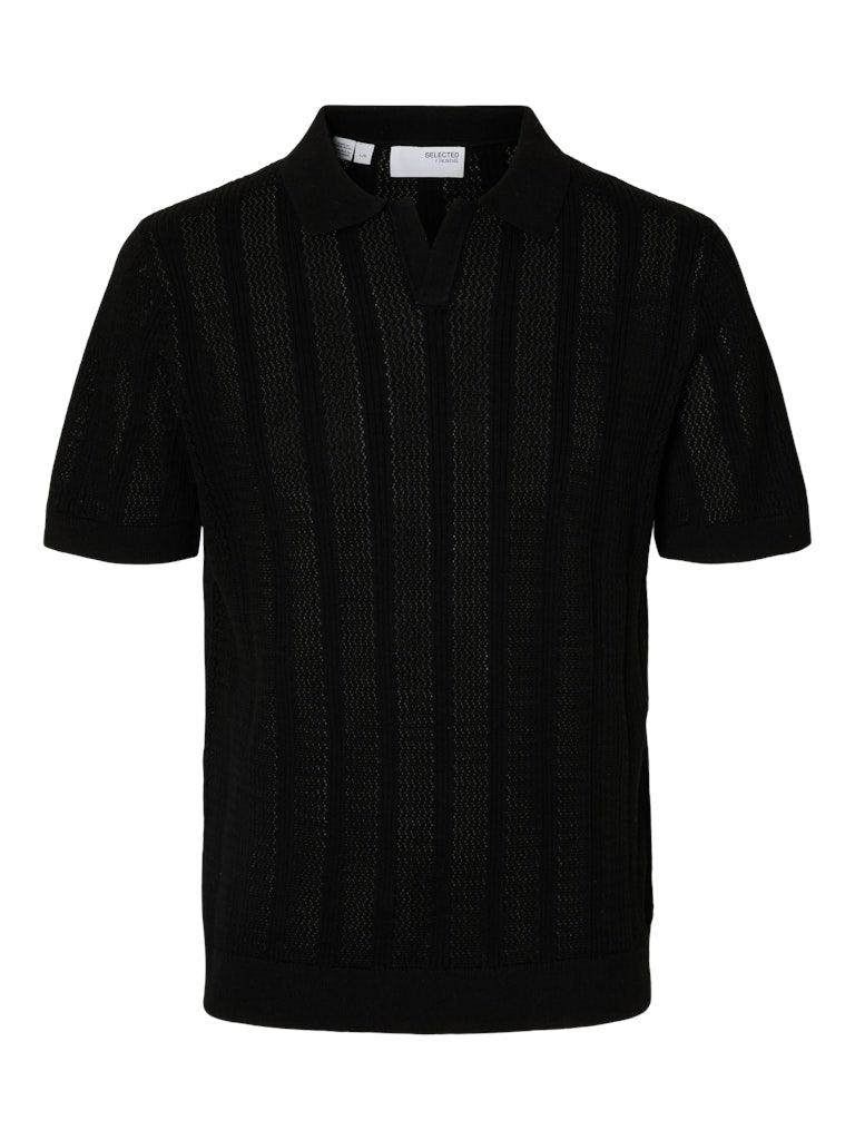 Selected Homme Wells - Kortærmet strik polo - HUSET Men & Women