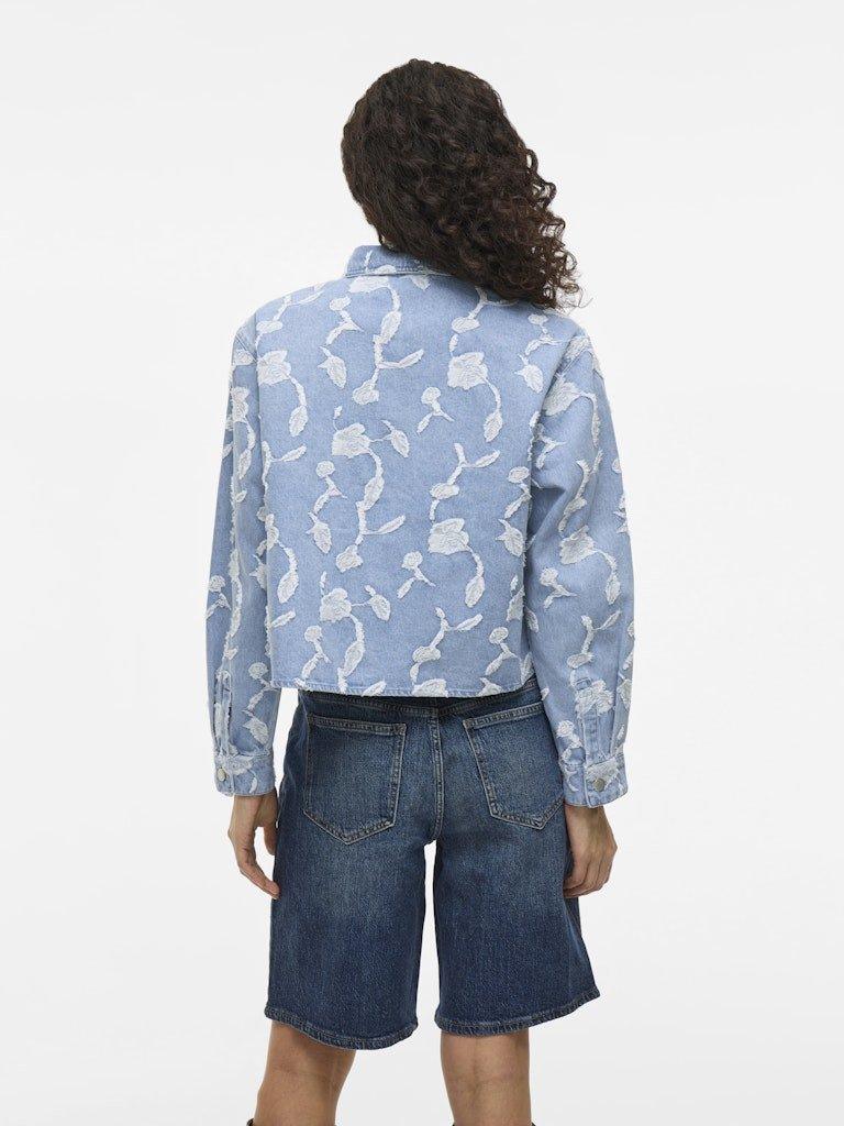 Vila Ianais - Jacquard denim jakke - HUSET Men & Women