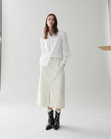 Vila Kira - Midi denim nederdel - HUSET Men & Women