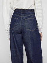 Vila Pora - High wide jeans med bælte - HUSET Men & Women