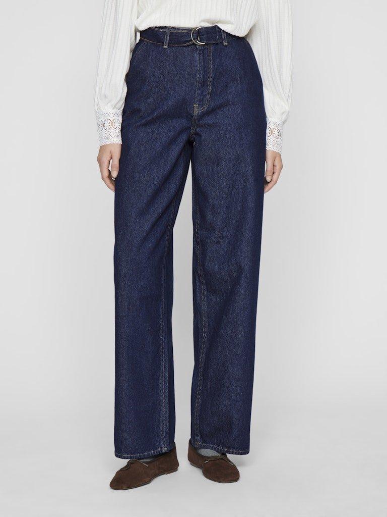 Vila Pora - High wide jeans med bælte - HUSET Men & Women