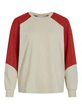 Vila Shimmer - Colorblock sweatshirt - HUSET Men & Women
