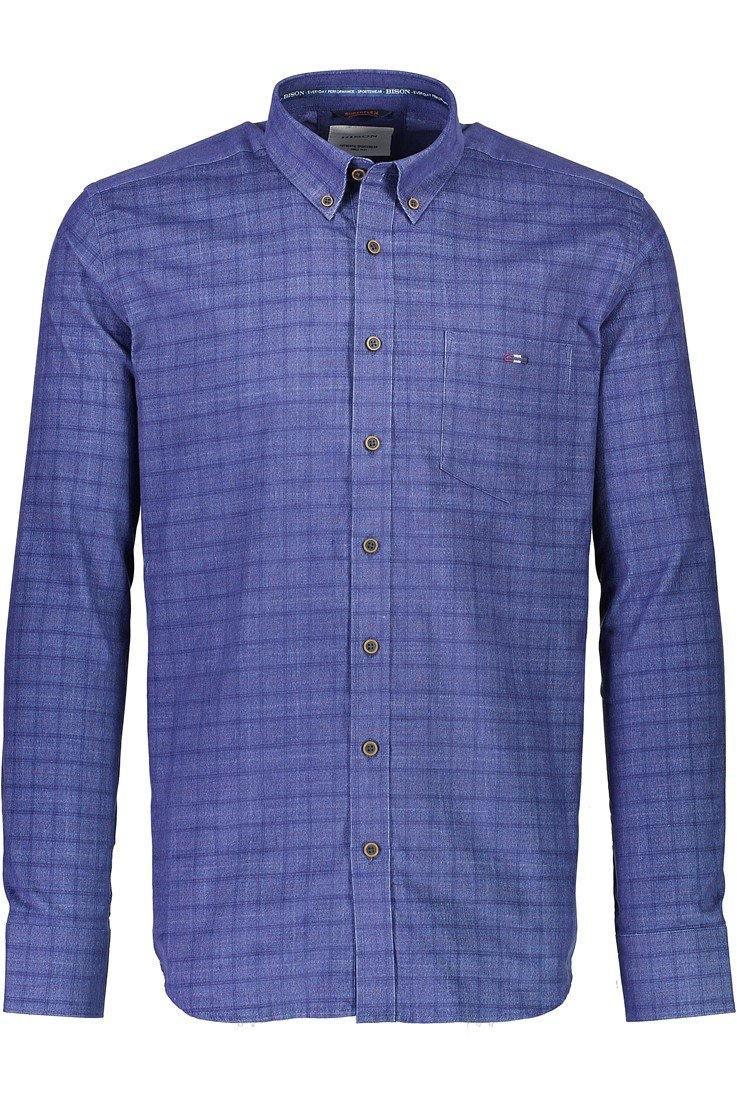 Bison Fløjlskjorte med print - HUSET Men & Women