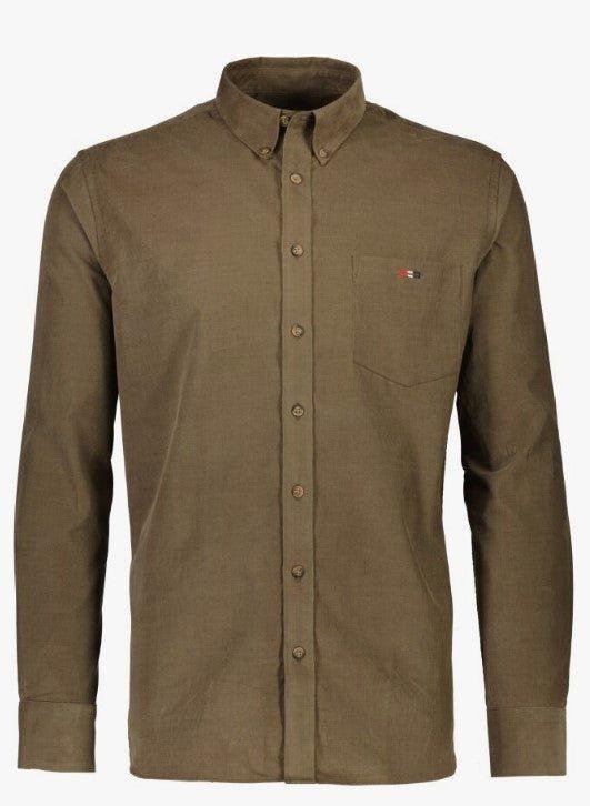Bison - Fløjlsskjorte i regular fit - HUSET Men & Women