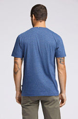 Bison Mouliné - T-shirt med lomme i komfort fit - HUSET Men & Women