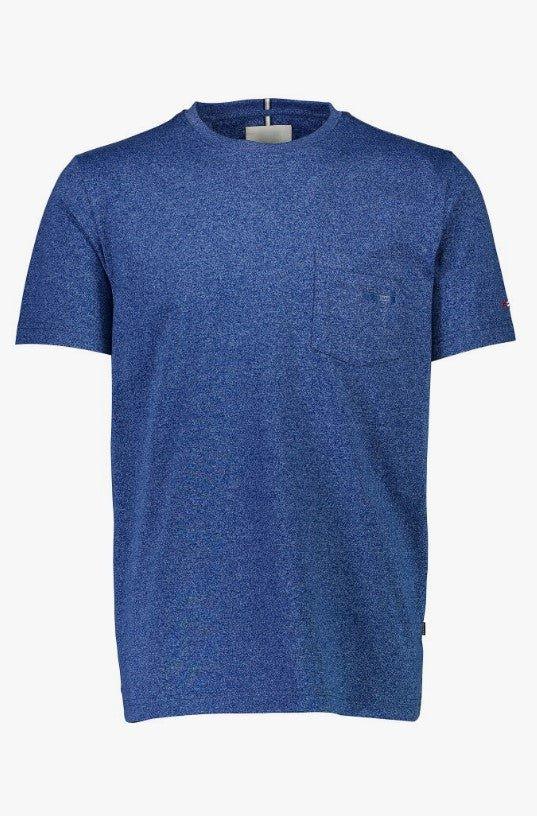 Bison Mouliné - T-shirt med lomme i komfort fit - HUSET Men & Women