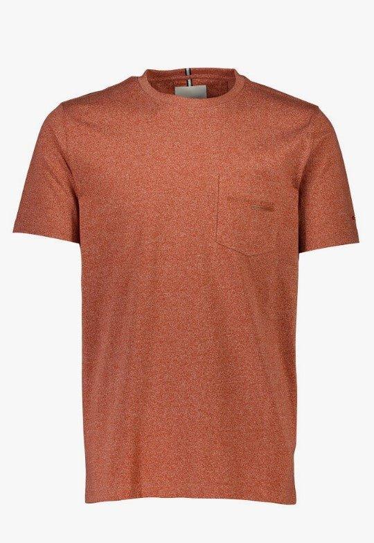 Bison Mouliné - T-shirt med lomme i komfort fit - HUSET Men & Women