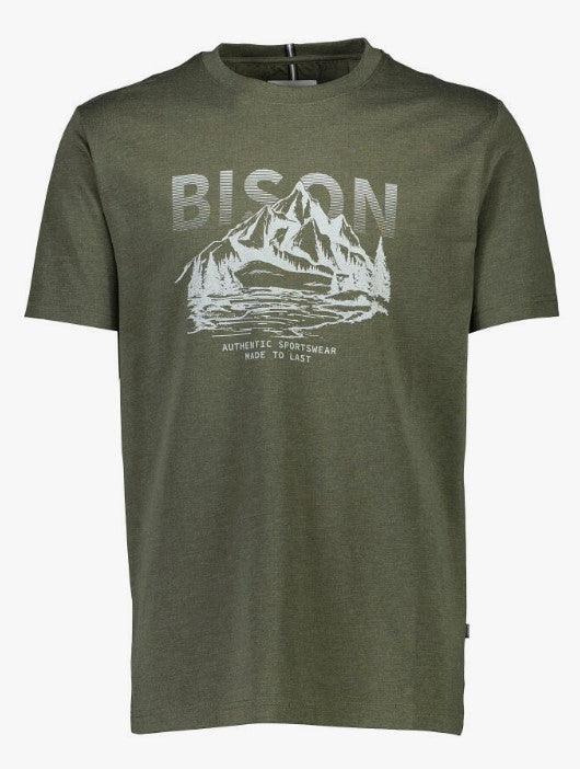 Bison Mountain - T-shirt (M-4XL) - HUSET Men & Women