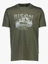 Bison Mountain - T-shirt (M-4XL) - HUSET Men & Women