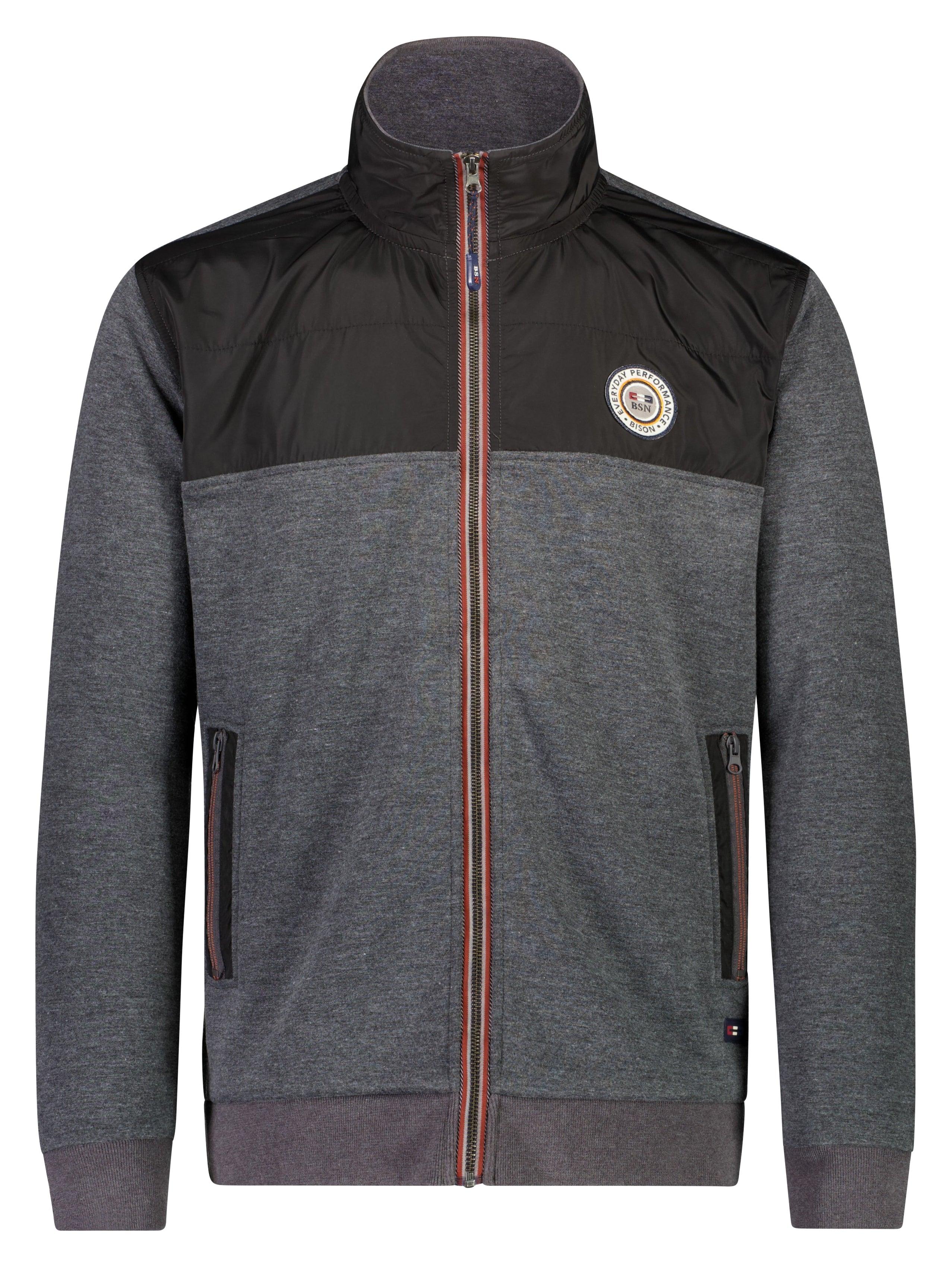 Bison Outdoor sweat cardigan - HUSET Men & Women
