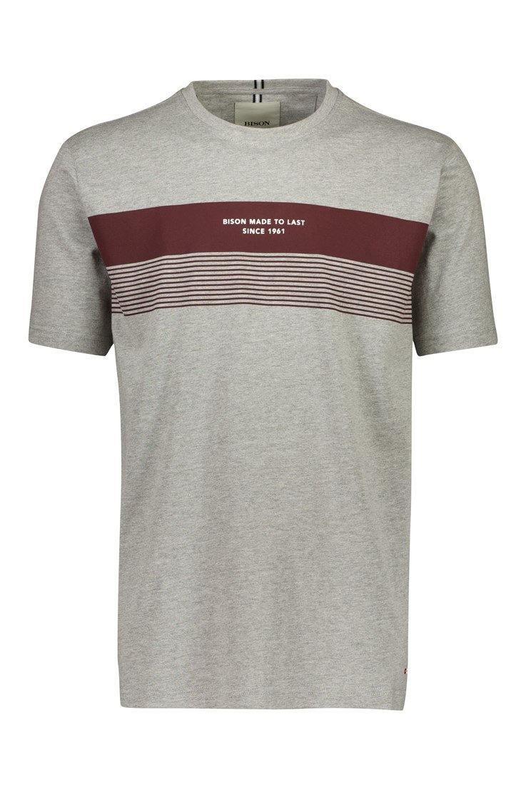 Bison Print Tee - T-shirt - HUSET Men & Women