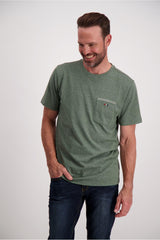 Bison - Recycled T-shirt m. brystlomme (S - 3XL) - HUSET Men & Women
