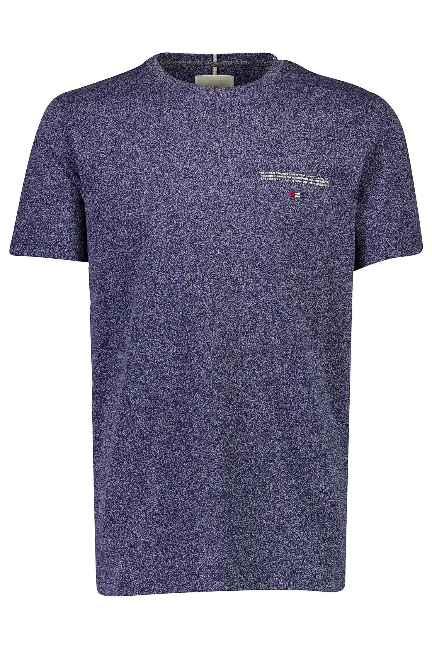 Bison - Recycled T-shirt m. brystlomme (S - 3XL) - HUSET Men & Women