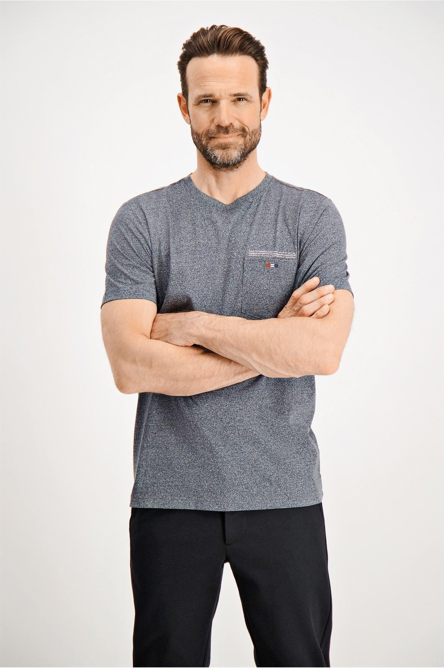 Bison - Recycled T-shirt m. brystlomme (S - 3XL) - HUSET Men & Women