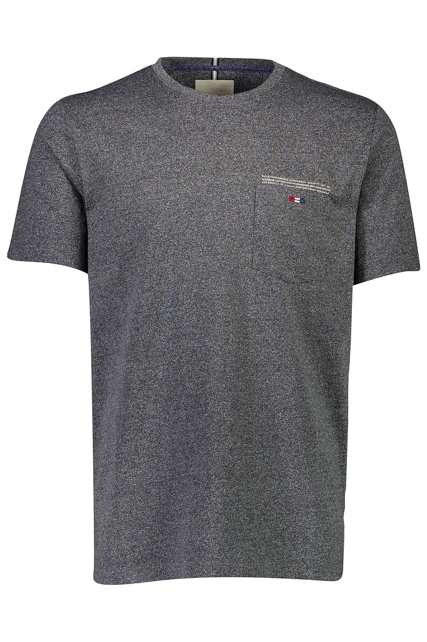 Bison - Recycled T-shirt m. brystlomme (S - 3XL) - HUSET Men & Women