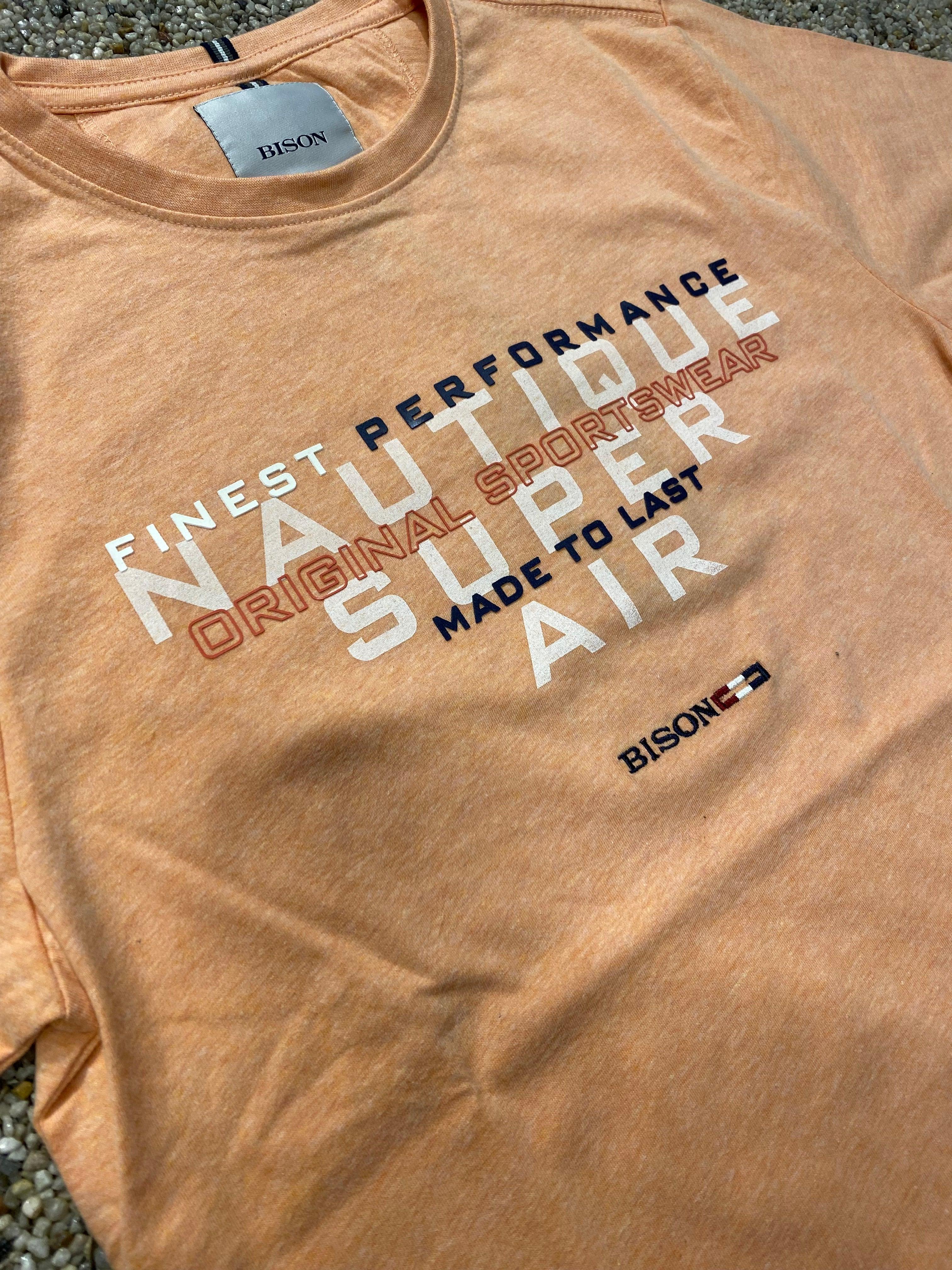 Bison - Recycled T-shirt m. print (S - 3XL) - HUSET Men & Women