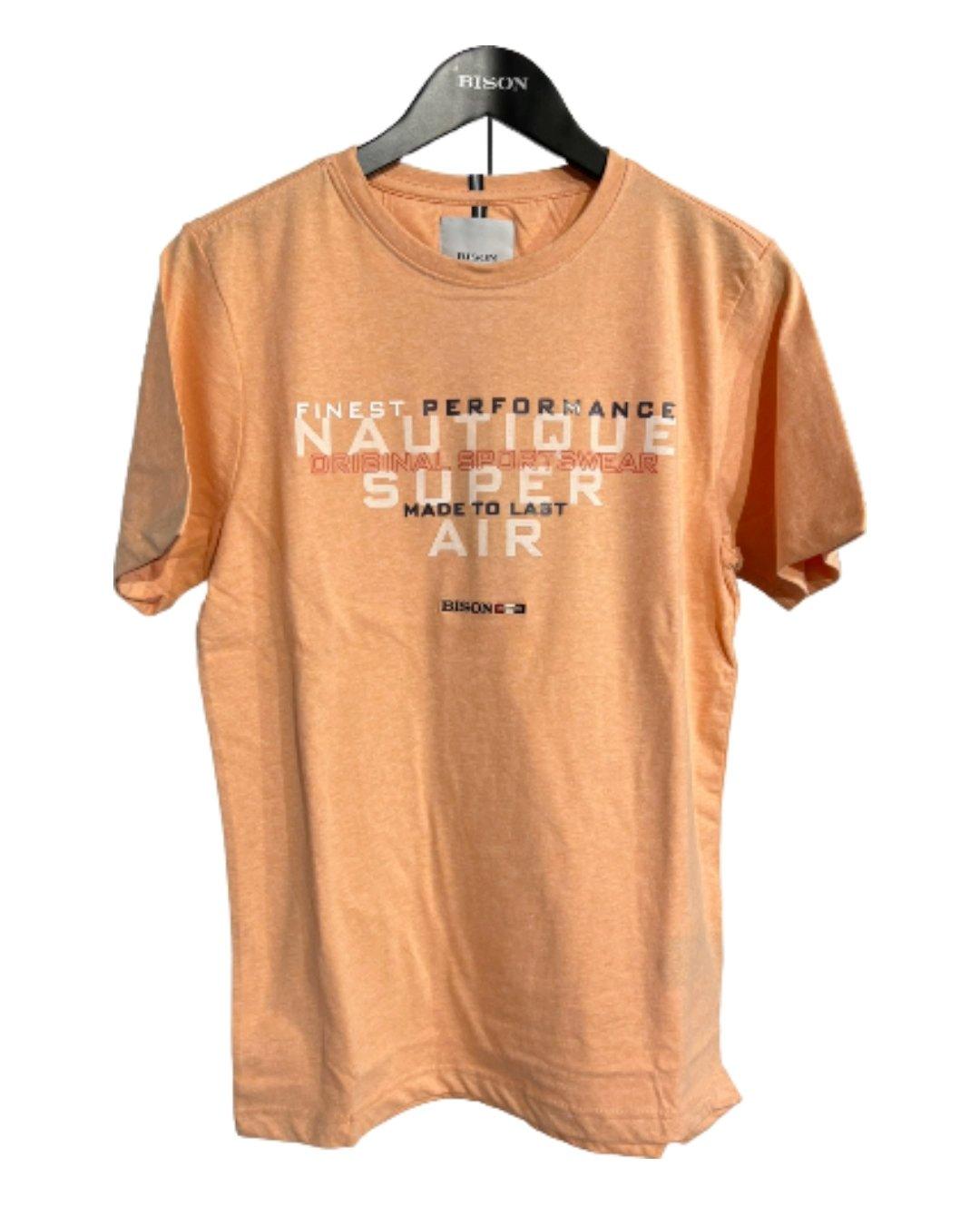 Bison - Recycled T-shirt m. print (XXL - 4XL) - HUSET Men & Women