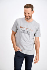 Bison Stay Active - Printet T-shirt (S - 4XL) - HUSET Men & Women