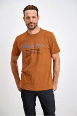 Bison Stay Active - Printet T-shirt (S - 4XL) - HUSET Men & Women