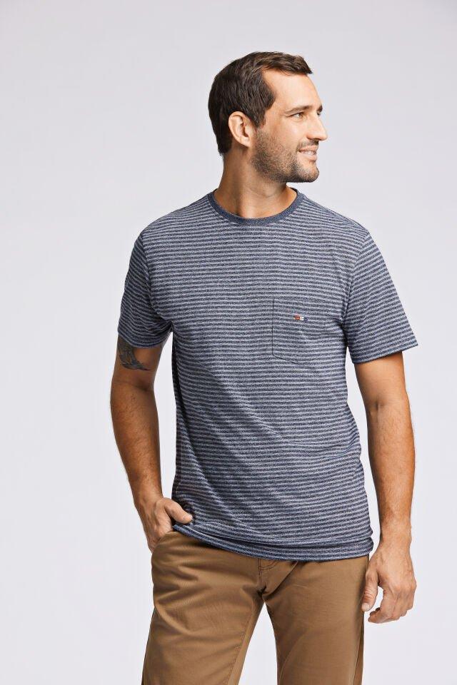 Bison - Stribet T-shirt - HUSET Men & Women