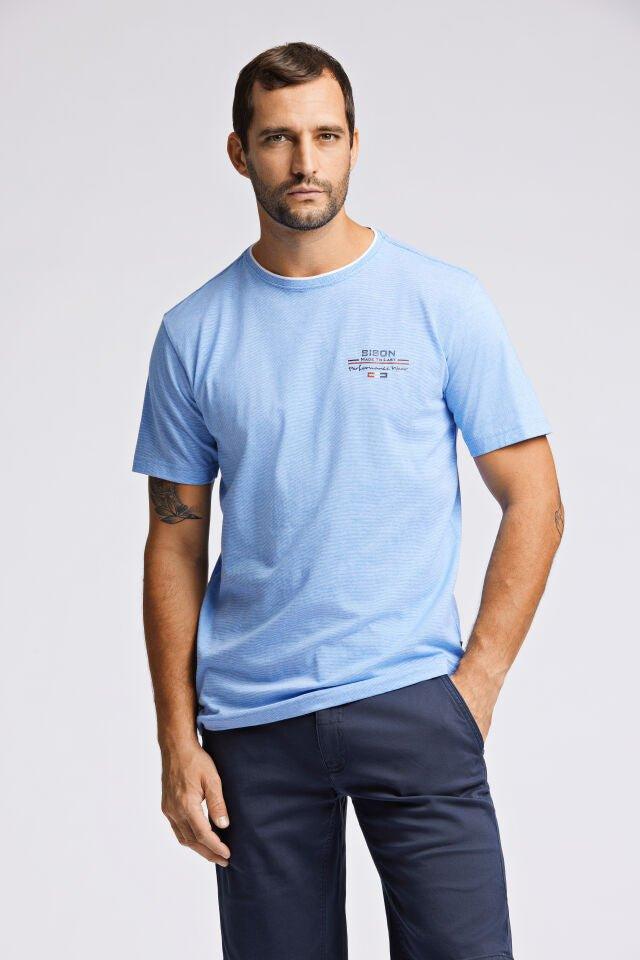 Bison - Stribet T-shirt - HUSET Men & Women