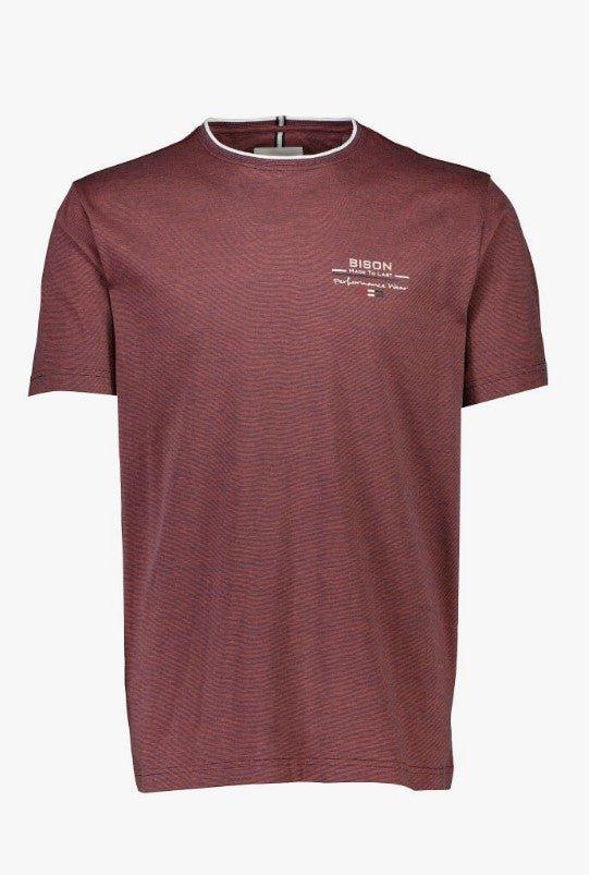 Bison - Stribet T-shirt - HUSET Men & Women