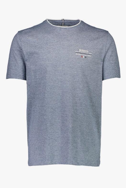 Bison - Stribet T-shirt - HUSET Men & Women